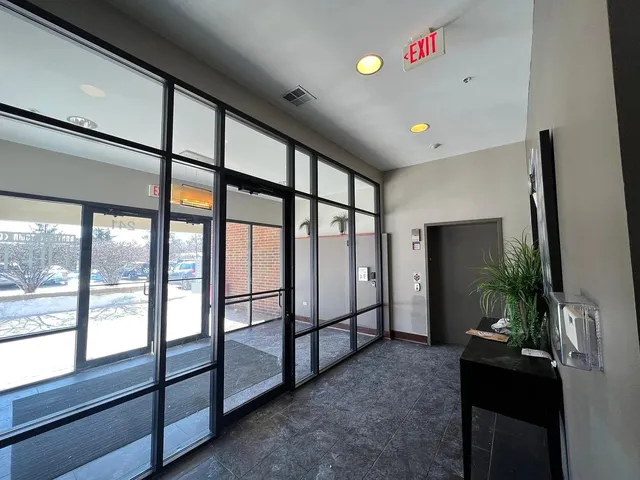 a view of an entryway door