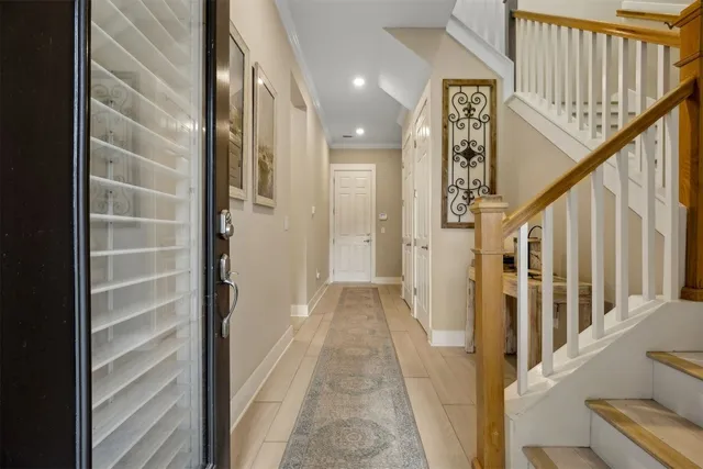 a kitchen with stainless steel appliances and cabinets