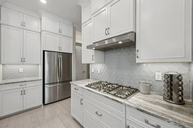 a view of hallway with stairs