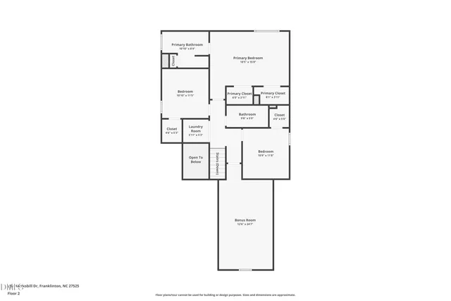 $2,420 | 250 Hawksbill Drive, Franklinton, NC 27525
