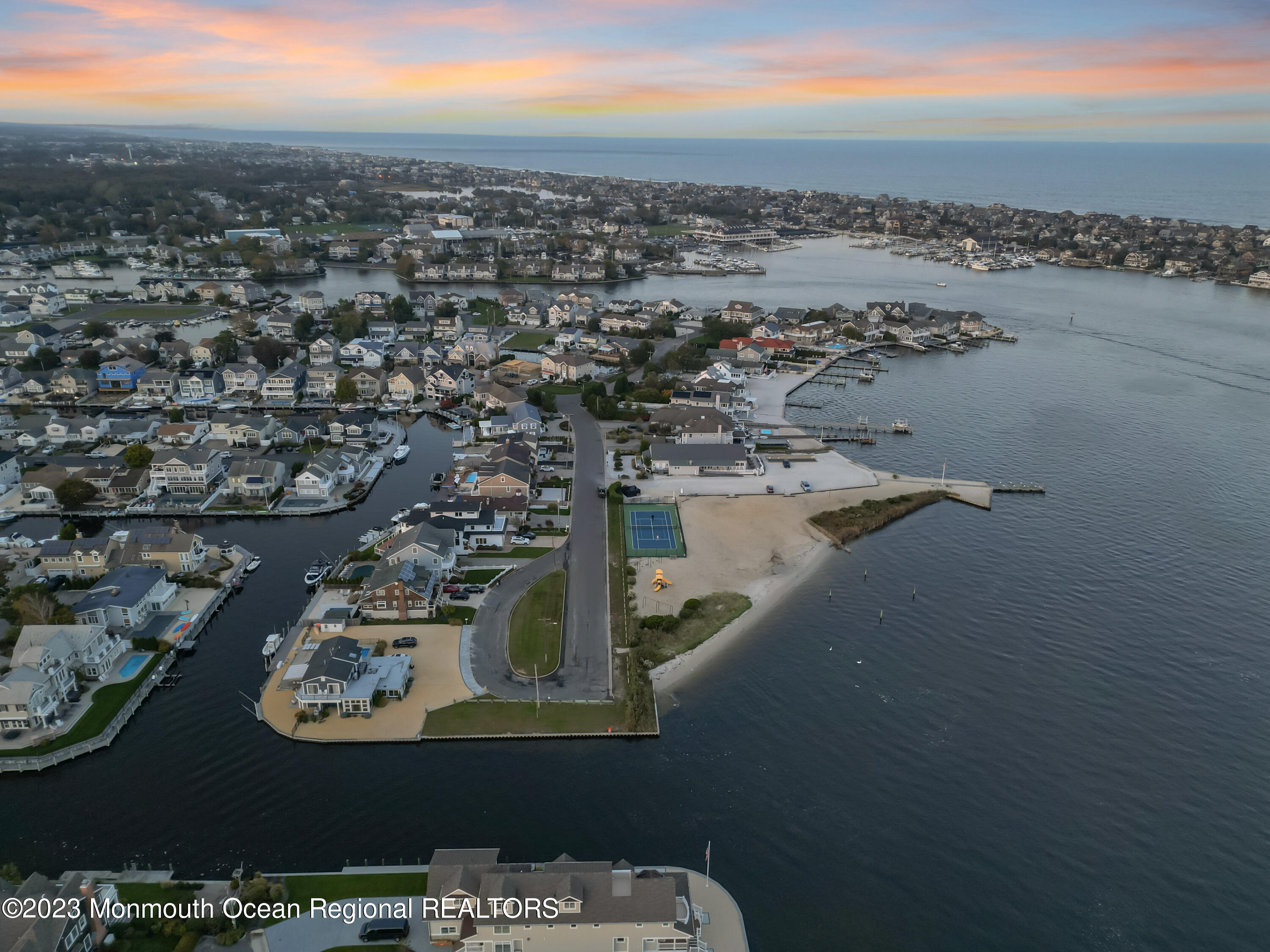 1801 Boat Point Drive Point Pleasant, NJ 08742 - Photo 73 of 76 an aerial view of a city