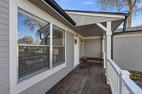 a view of outdoor space and deck