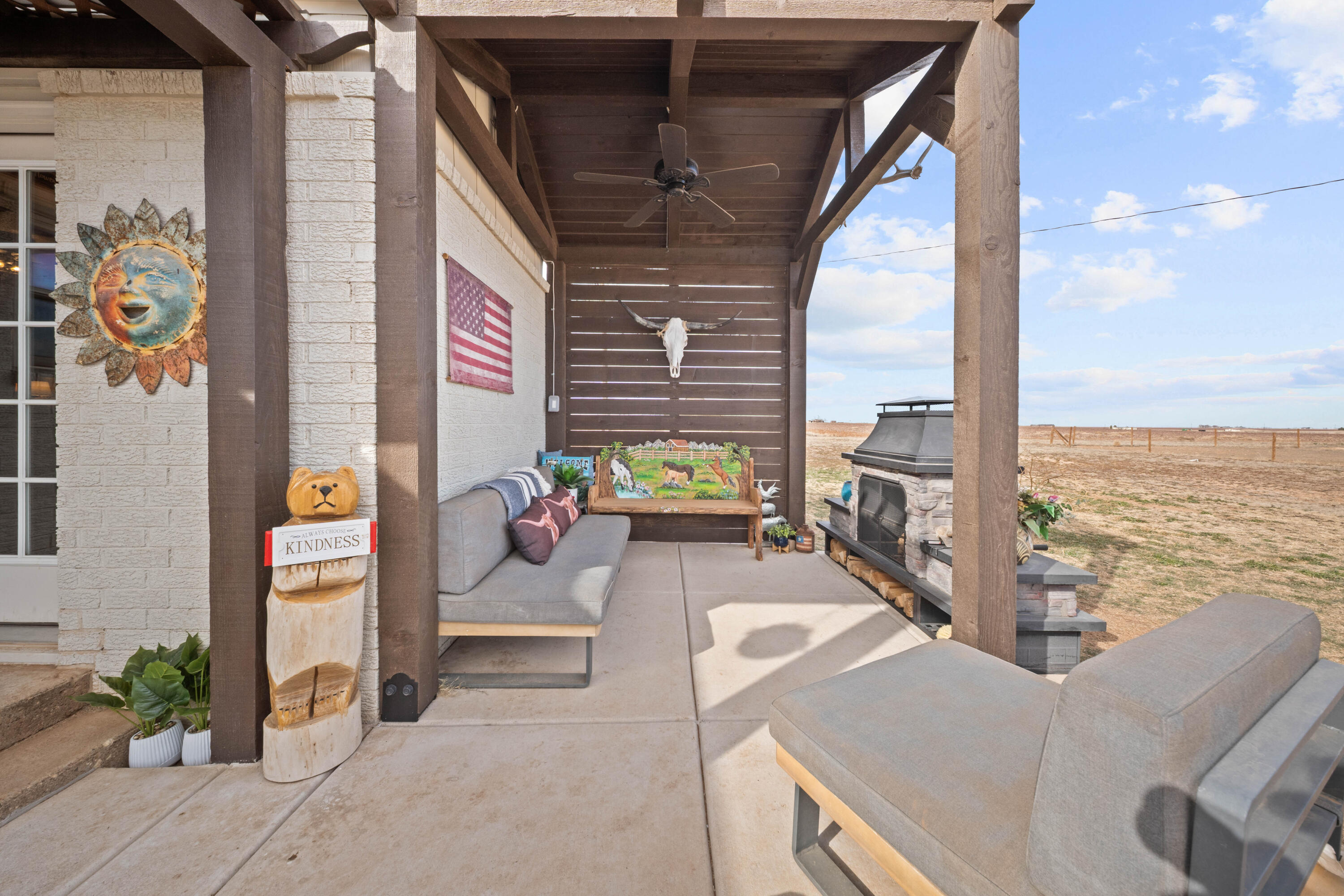 3725 Hawk Road Ropesville, TX 79358 - Photo 4 of 39 a view of a terrace with seating space
