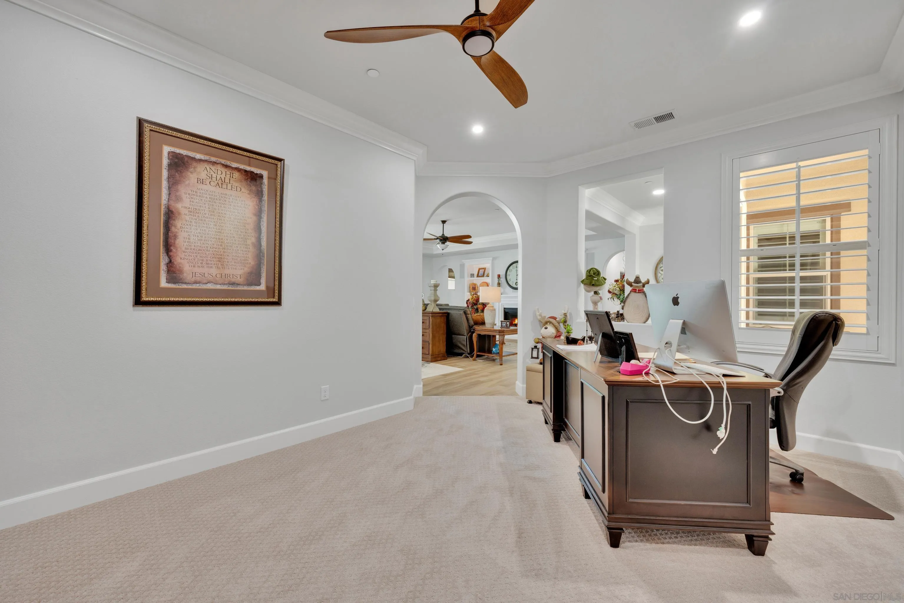 5620 Rancho Del Caballo Bonsall, CA 92003 - Photo 28 of 62 a view of a dining room with furniture window and wooden floor
