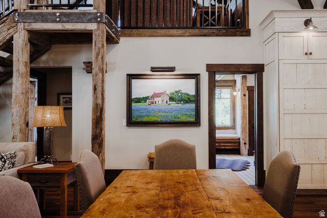 1667 West Tollgate Cyn Road Coalville, UT 84017 - Photo 34 of 61 Exposed timber beams and posts define this inviting interior