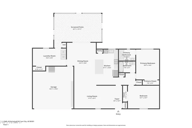 $3,000 | 10831 West Tropicana Circle, Sun City, AZ 85351