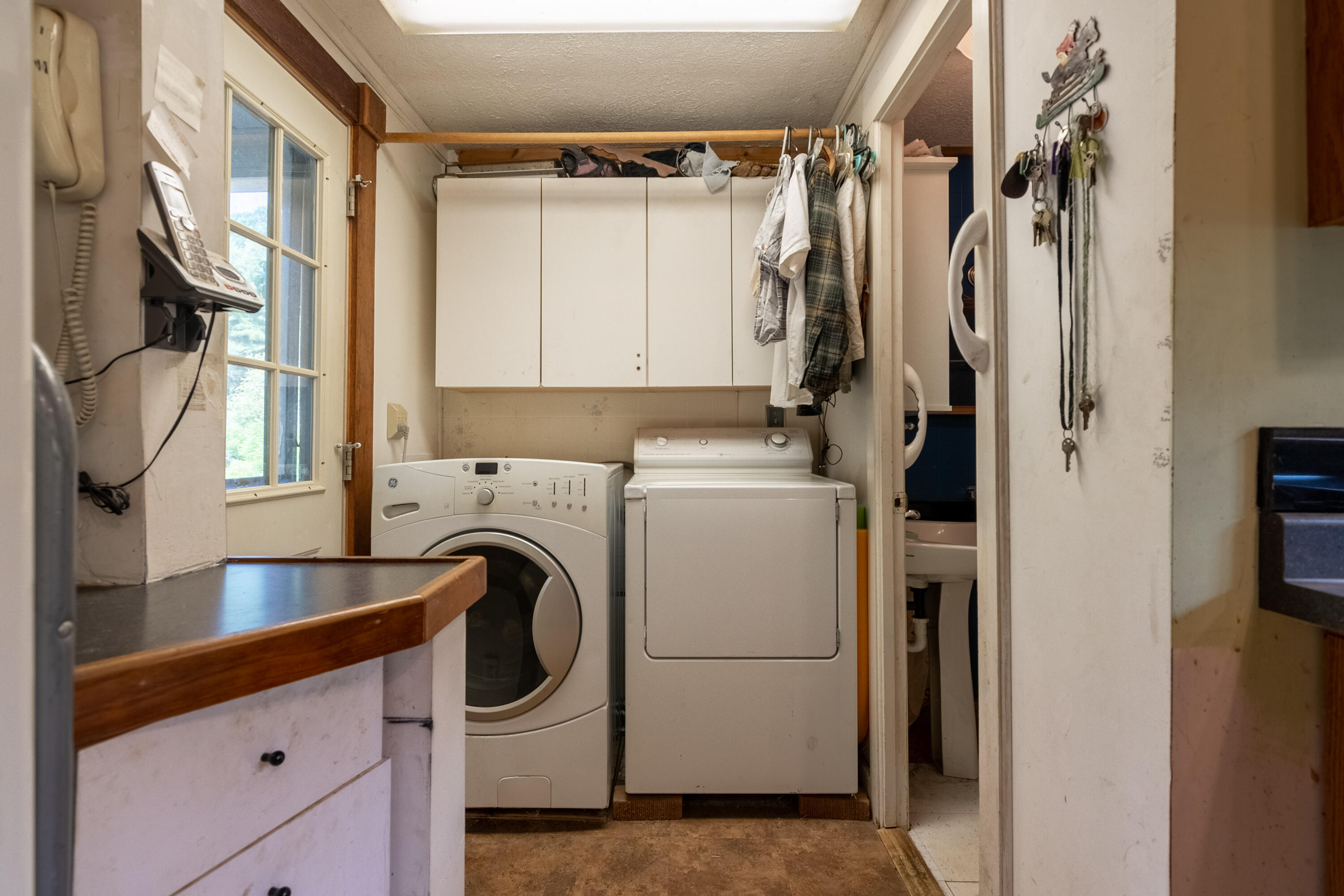 415 Reed Hill Road Northwest Floyd, VA 24091 - Photo 29 of 69 a view of storage and utility room with washer and dryer