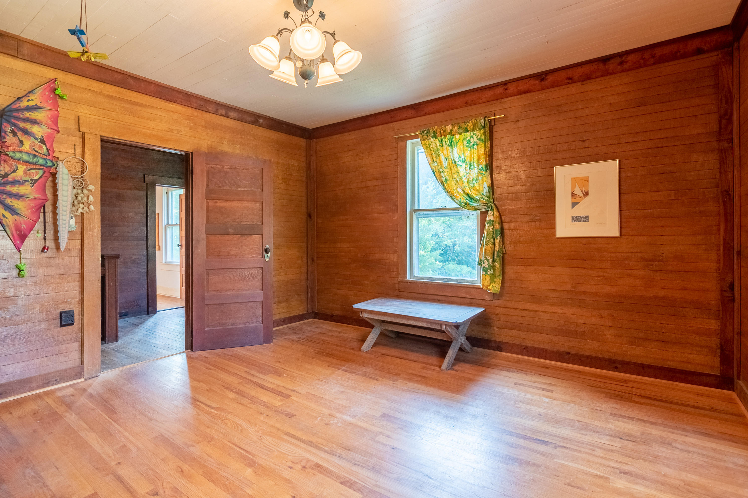 415 Reed Hill Road Northwest Floyd, VA 24091 - Photo 45 of 69 wooden floor in an empty room with a window