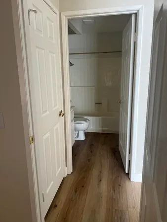 wooden floor in an empty room