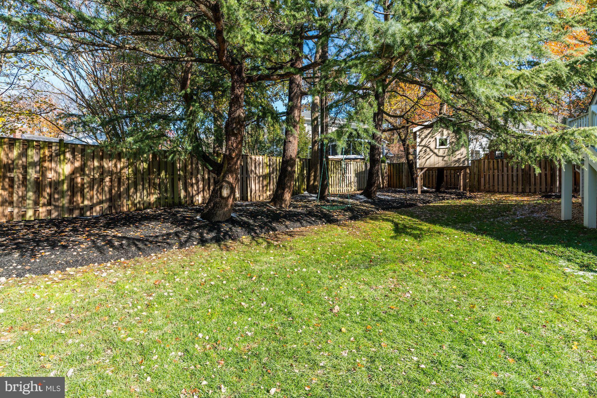 3007 North Rochester Street Arlington, VA 22213 - Photo 42 of 43 a view of a backyard with large trees