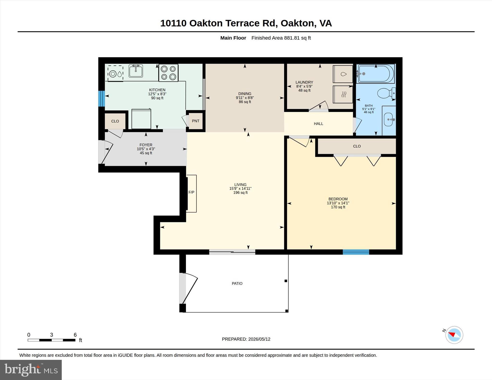 10110 Oakton Terrace Road, Unit 10110 Oakton, VA 22124 - Photo 27 of 27 Floor Plan