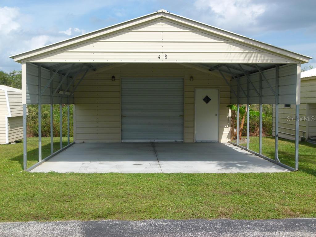 1213 Linda Road, Unit 48 Okeechobee, FL 34974 - Photo 22 of 24 Carport Shed