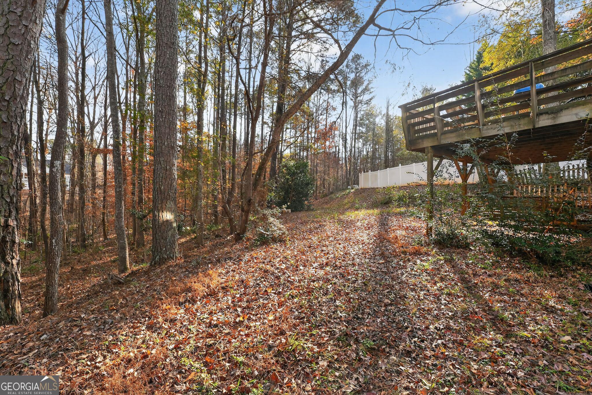 401 The Farm Road McDonough, GA 30252 - Photo 24 of 29 a backyard of a house with lots of green space