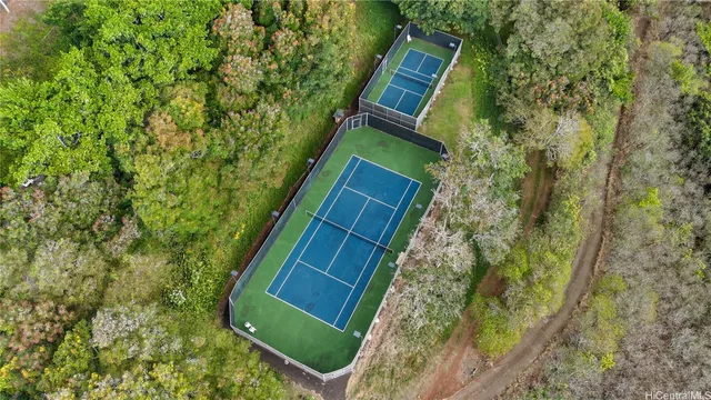 a view of a brick wall