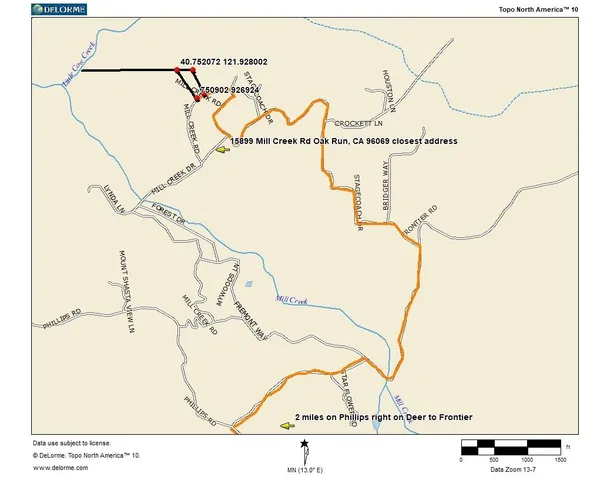 $15,000 | Undisclosed Address, Oak Run, CA 96069