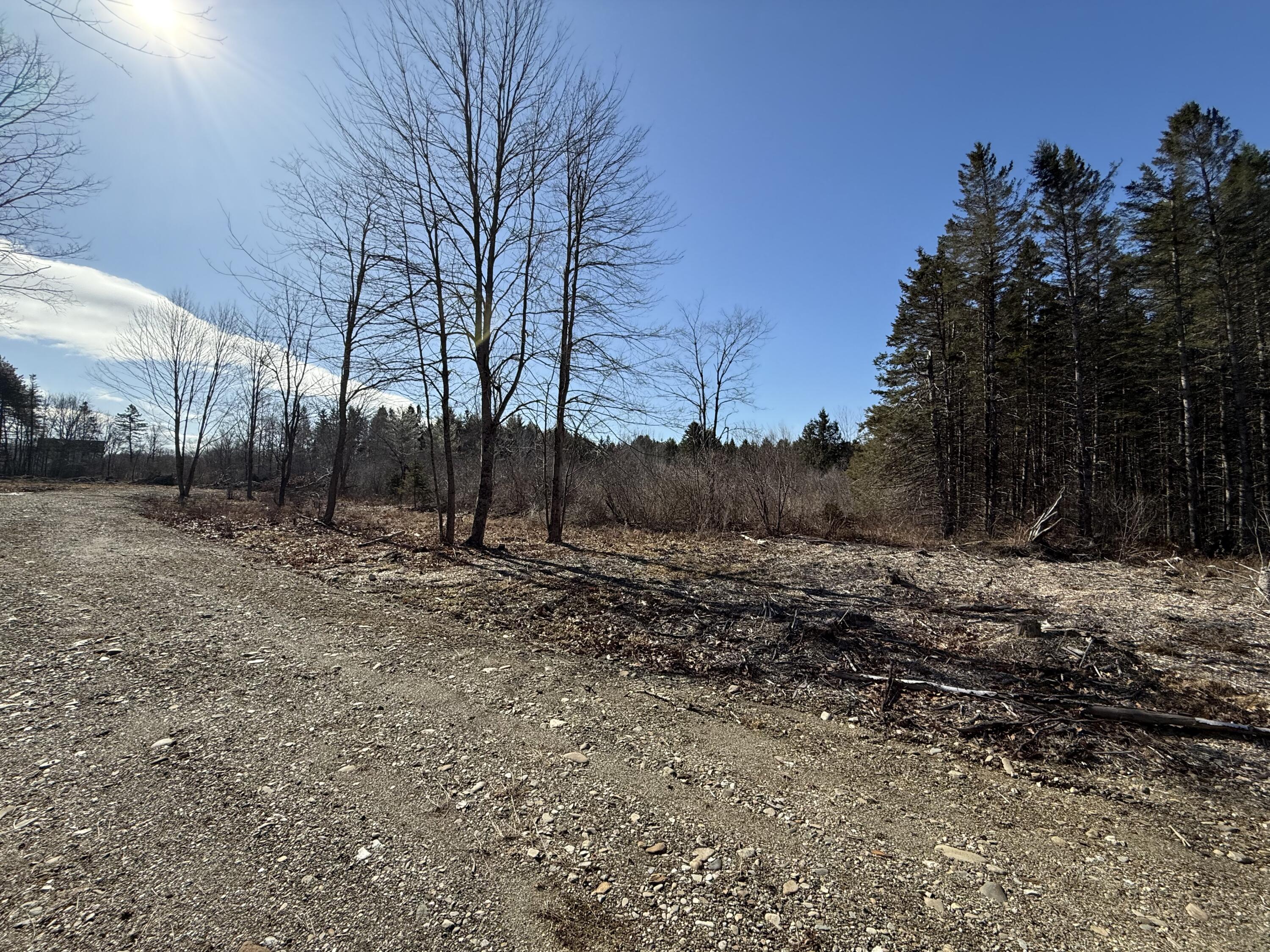 9 Patterson Road Hampden, ME 04444 - Photo 11 of 13 Clearing next to Gravel Drive