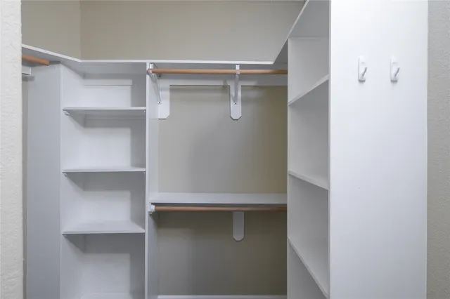 a view of walk in closet