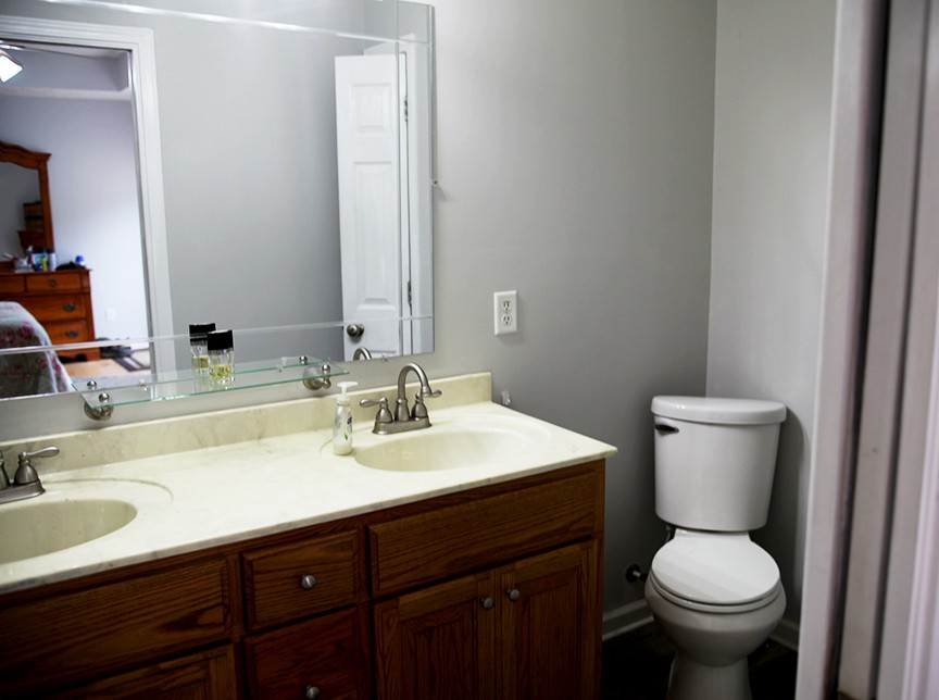 1047 Mooneyhan Road Springfield, TN 37172 - Photo 25 of 29 a bathroom with a sink toilet and a mirror