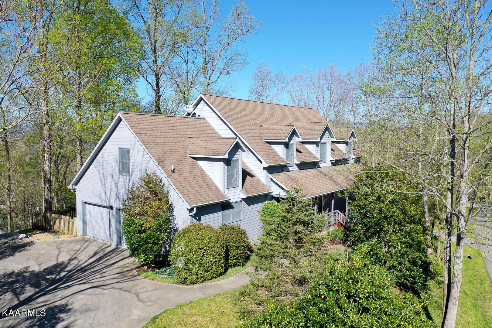 444 Laurel Road Townsend, TN 37882 - Photo 3 of 55 an aerial view of a house with yard and trees in the background
