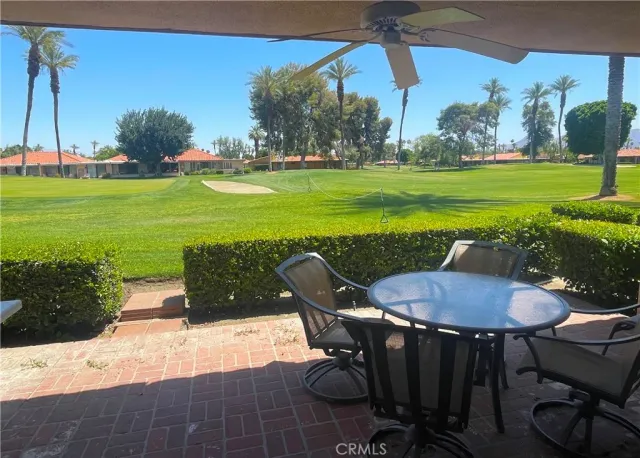 a view of a swimming pool and outdoor space