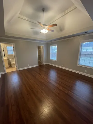 a bathroom with a sink and vanity