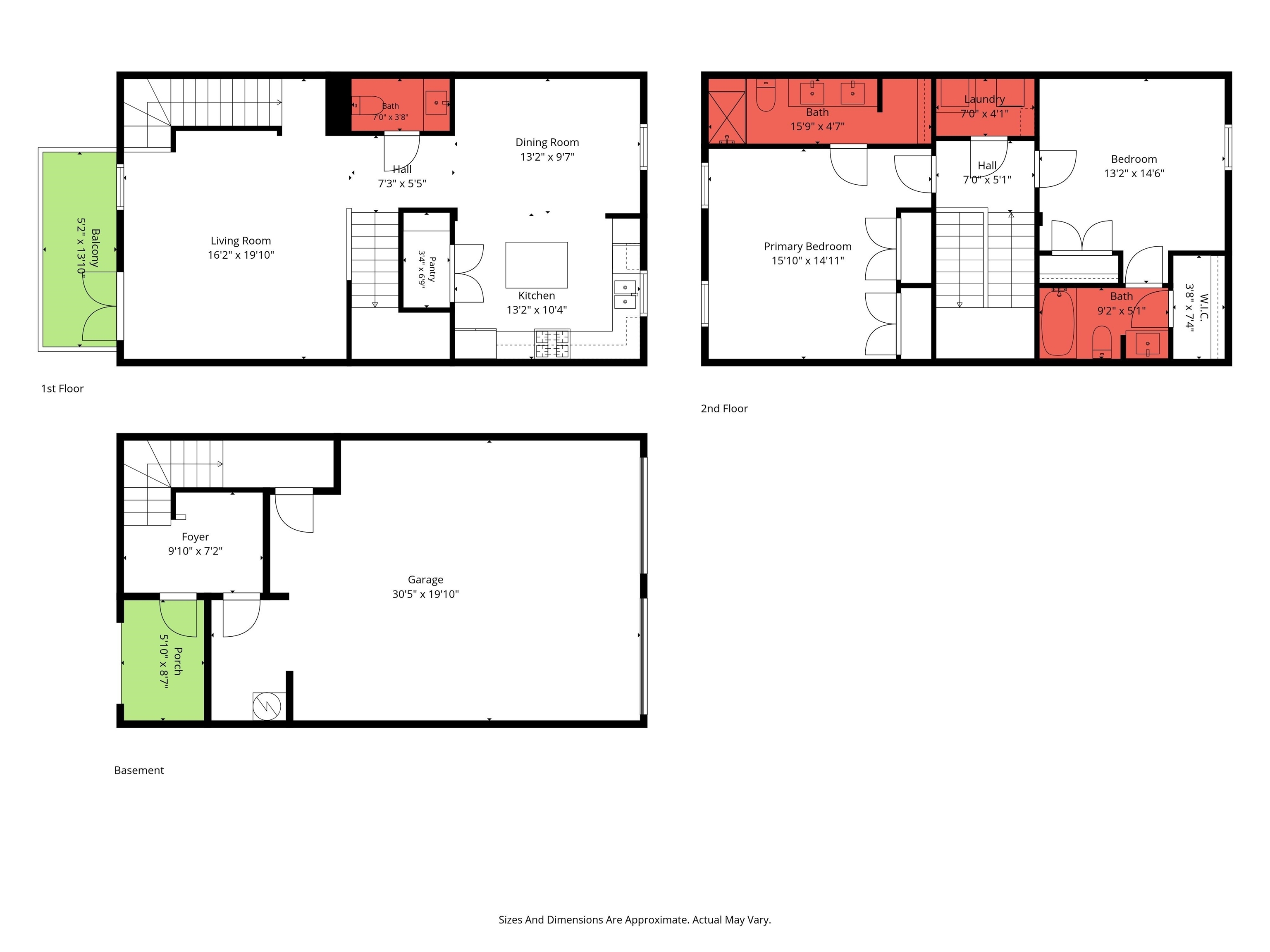 701 Dauphin Street, Unit A Mobile, AL 36602 - Photo 31 of 31 Floor plan