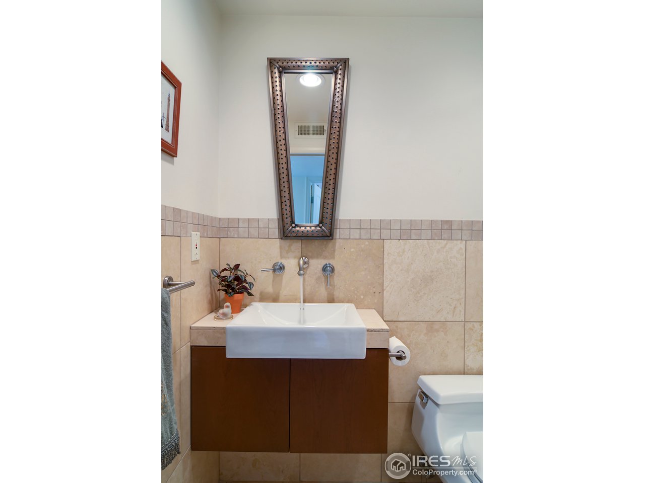 1270 Old Tale Road Boulder, CO 80303 - Photo 20 of 25 a bathroom with a sink and a toilet