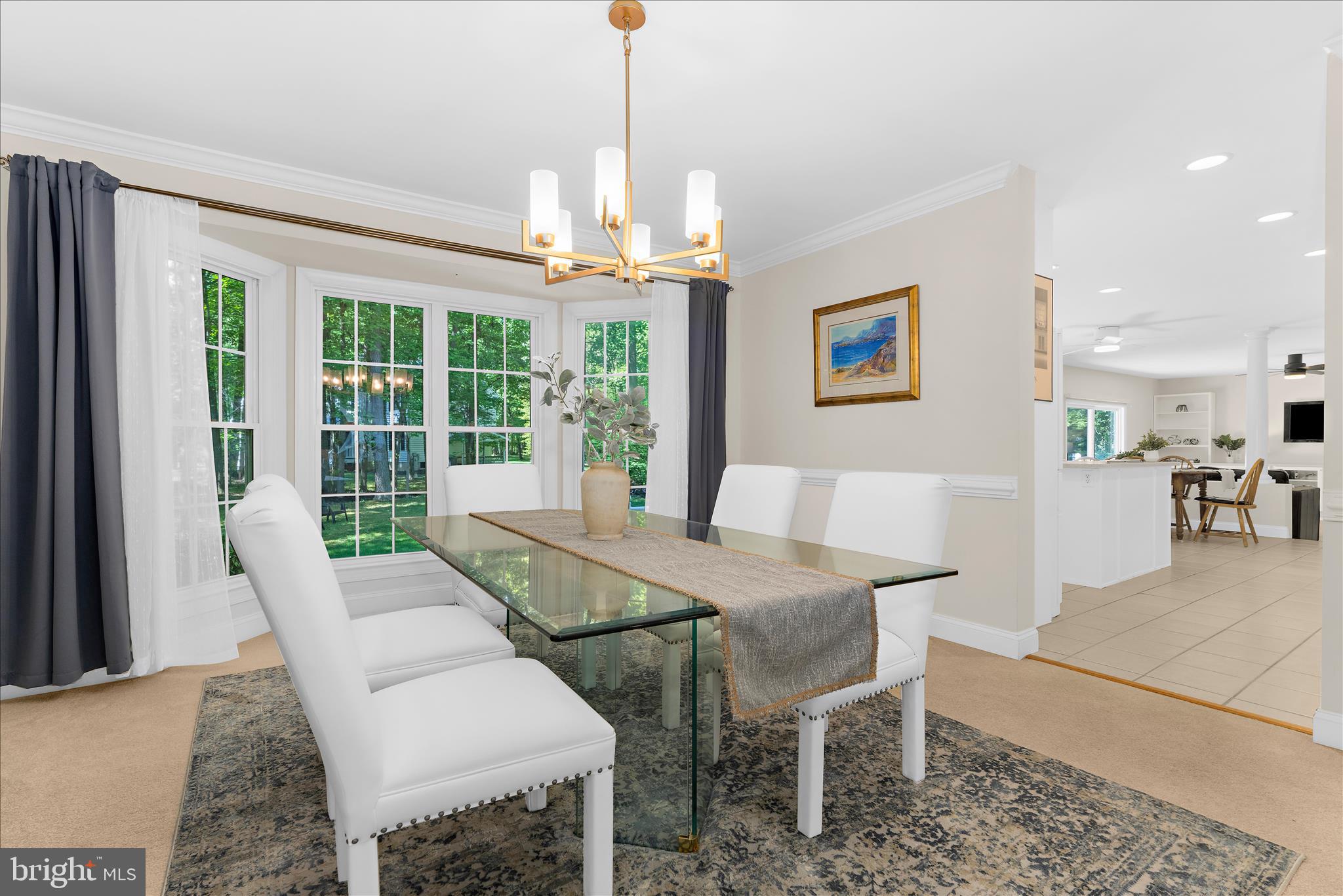 1848 Cherry Road Annapolis, MD 21409 - Photo 10 of 57 a view of a dining room with furniture window and outside view