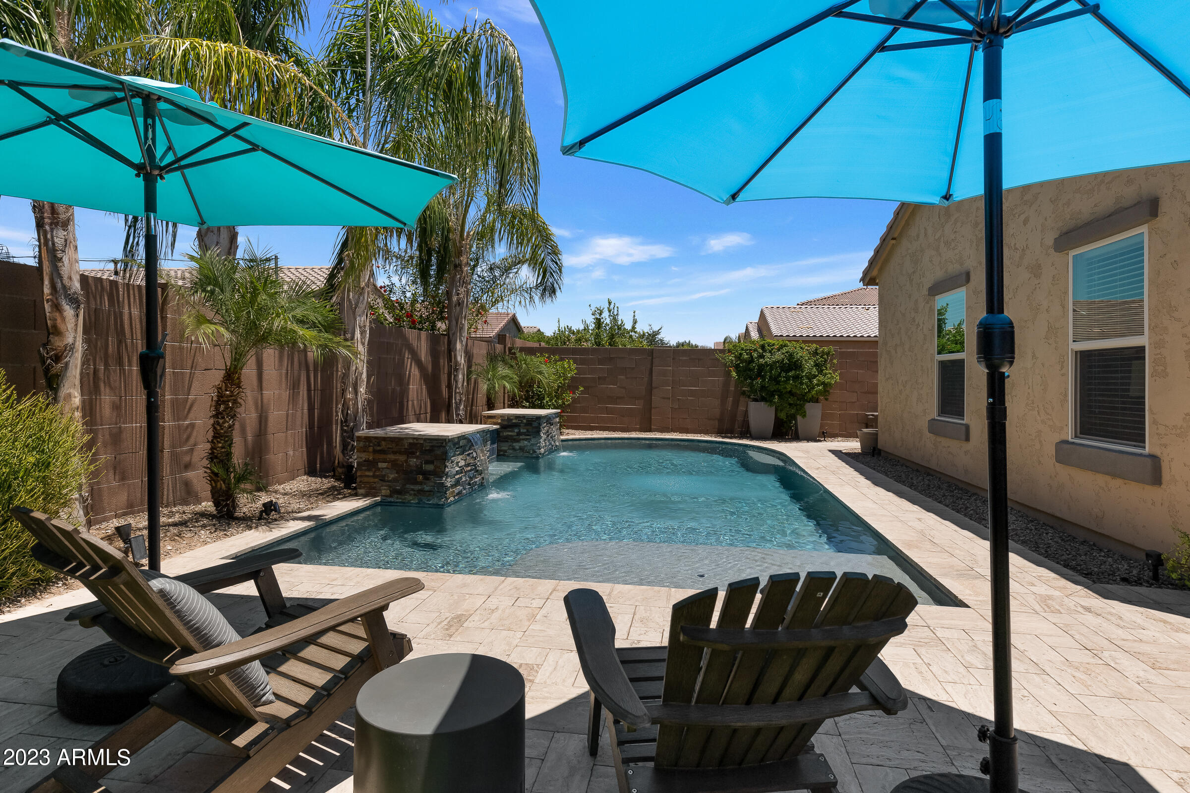 2646 East Mews Road Gilbert, AZ 85298 - Photo 37 of 52 Sparkling Pebble Tec Pool