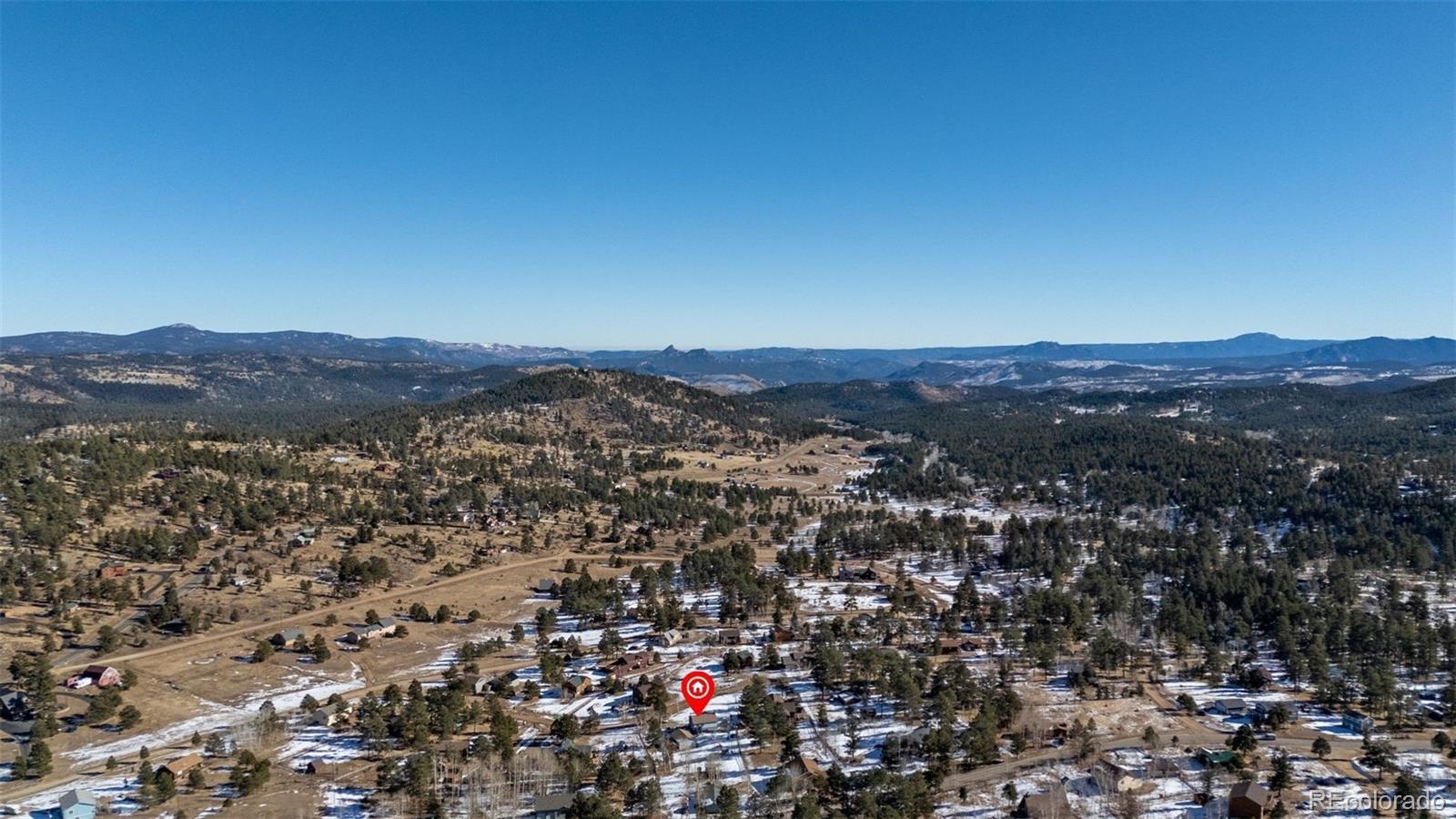 463 Beaver Trail Bailey, CO 80421 - Photo 4 of 32 an aerial view of residential house and green space