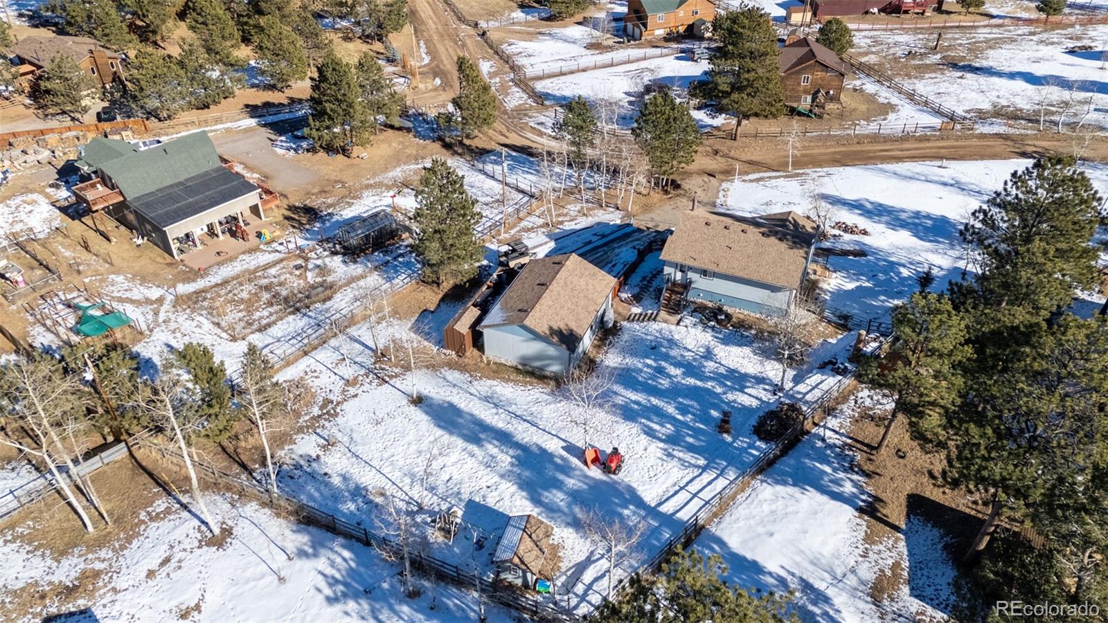 463 Beaver Trail Bailey, CO 80421 - Photo 7 of 32 an aerial view of residential houses with outdoor space