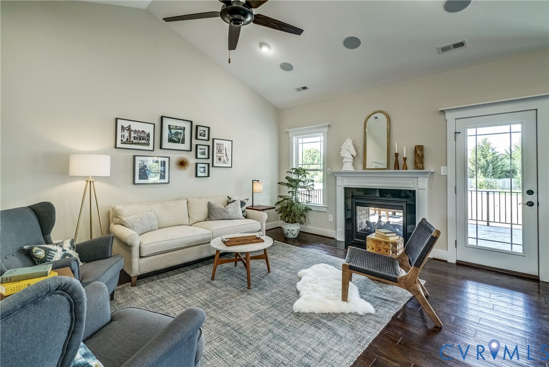 Lot 4 Wendenburg Terrace Aylett, VA 23009 - Photo 12 of 32 a living room with furniture and a fireplace