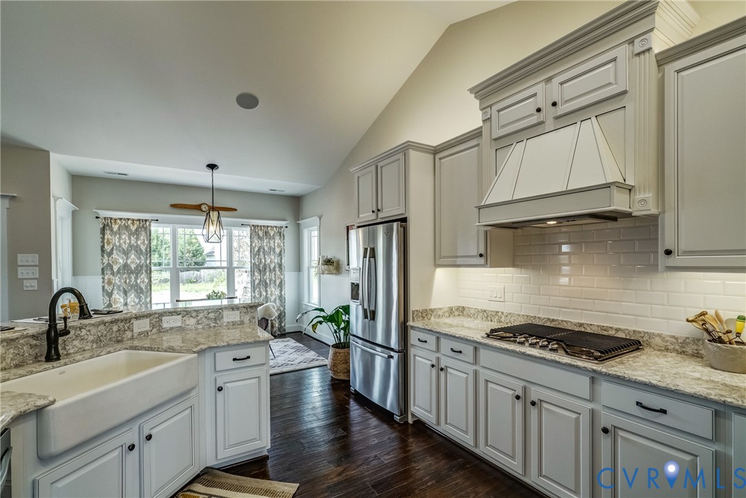 Lot 4 Wendenburg Terrace Aylett, VA 23009 - Photo 21 of 32 a kitchen with a sink stove and refrigerator