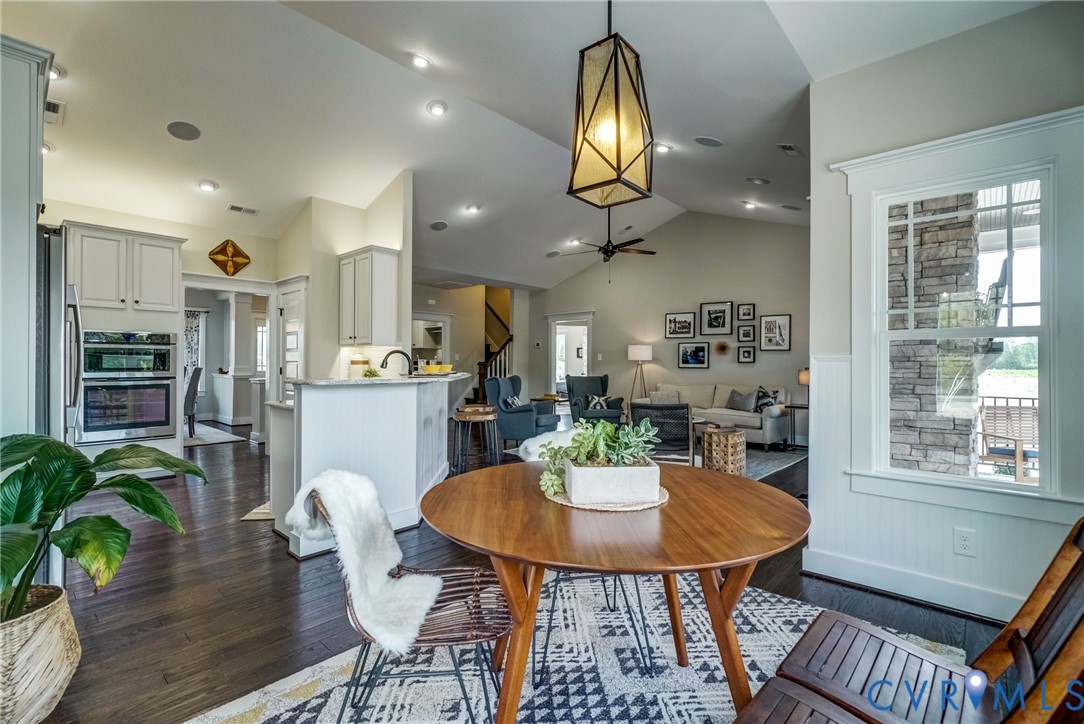 Lot 4 Wendenburg Terrace Aylett, VA 23009 - Photo 26 of 32 a view of a dining room with furniture and wooden floor