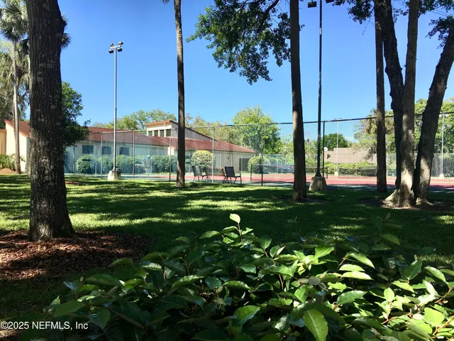 a view of a closet area