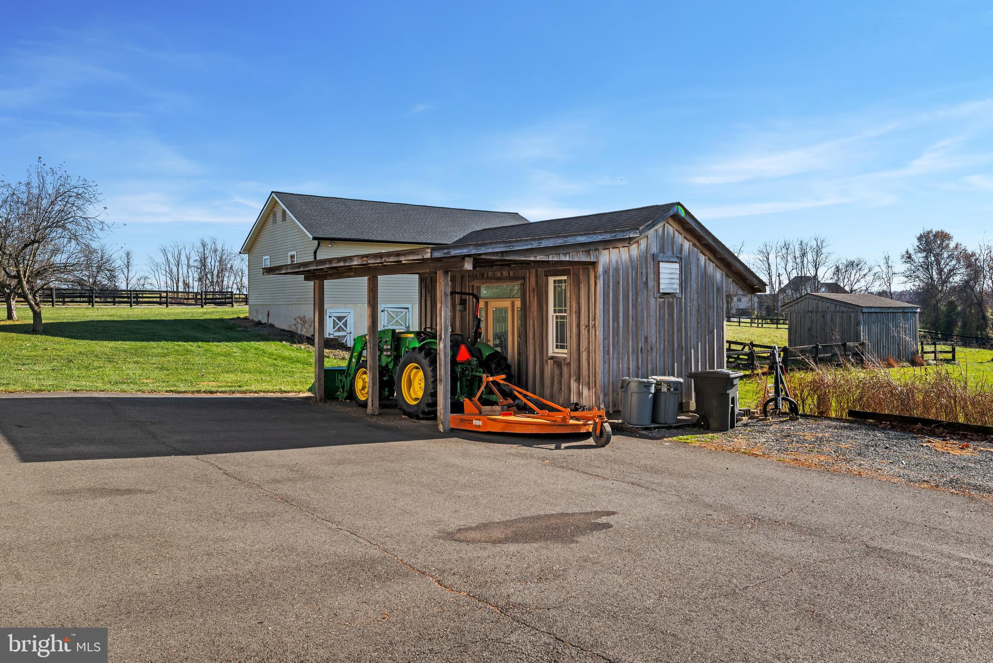17990 Tranquility Road Purcellville, VA 20132 - Photo 54 of 58 Storage shed. 4 stall -barn.