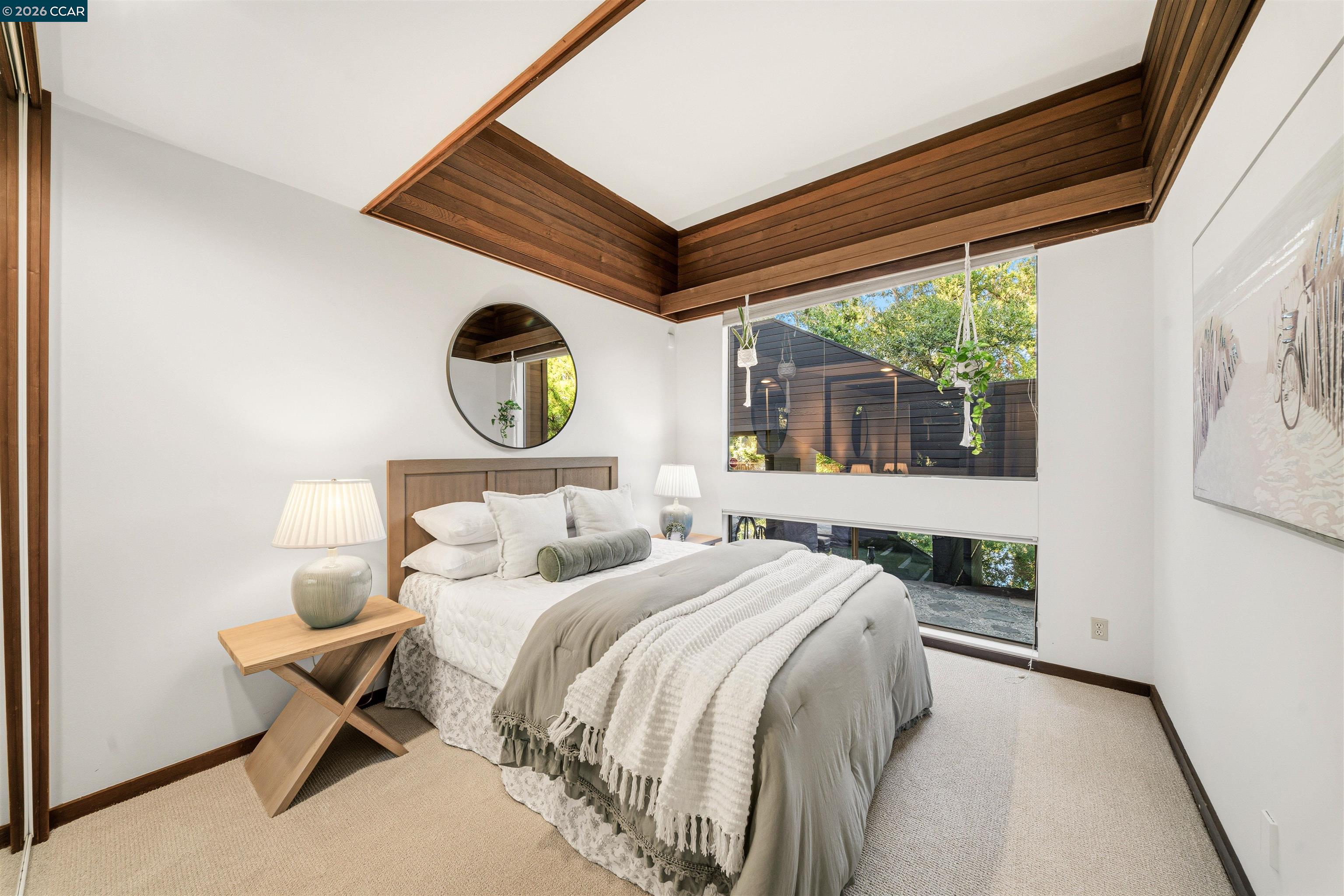 841 Kirkcrest Road Alamo, CA 94507 - Photo 37 of 62 a bedroom with a bed and a window