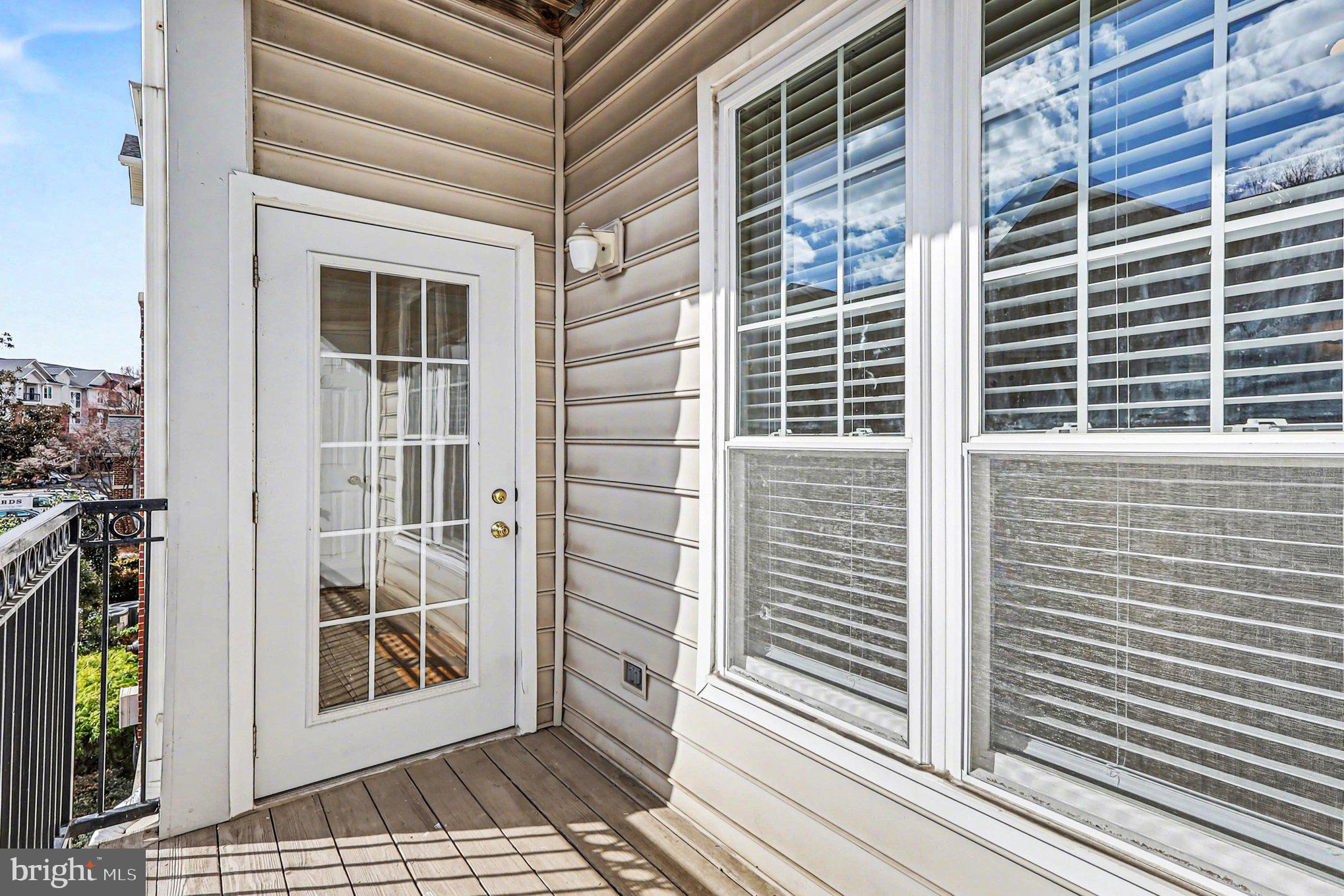 1570 Spring Gate Dr., Unit 7201 McLean, VA 22102 - Photo 6 of 20 Unit balcony