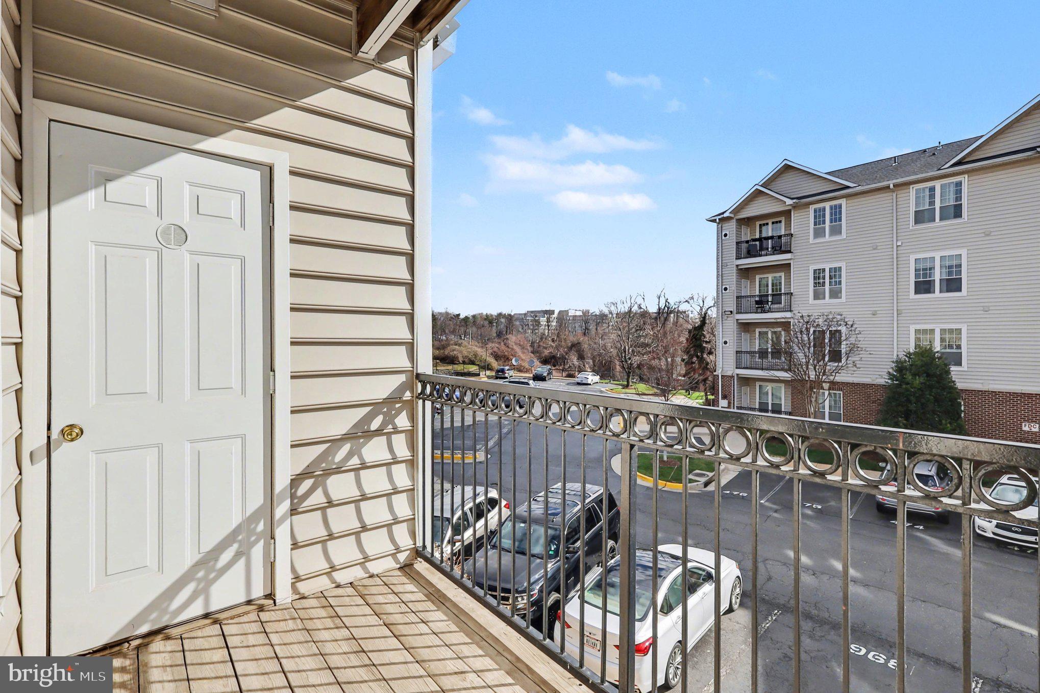 1570 Spring Gate Dr., Unit 7201 McLean, VA 22102 - Photo 7 of 20 Unit balcony