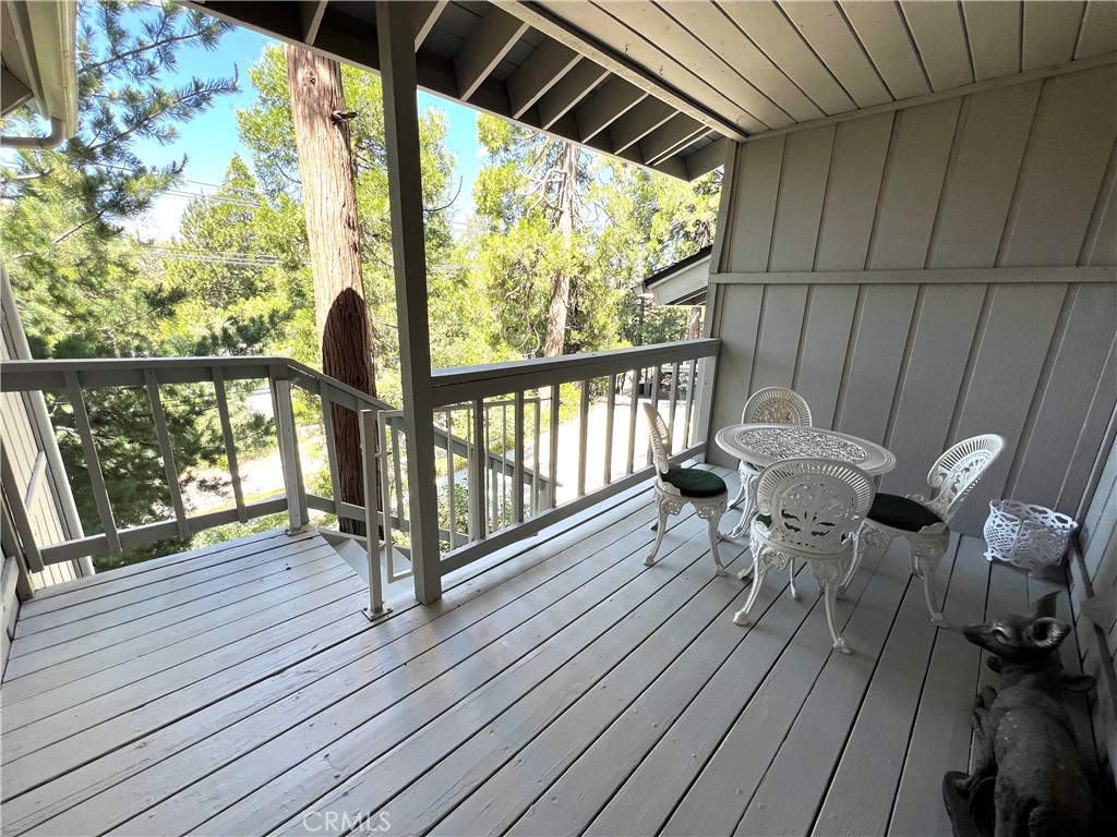 329 Grass Valley Road Lake Arrowhead, CA 92352 - Photo 7 of 31 a view of balcony with furniture