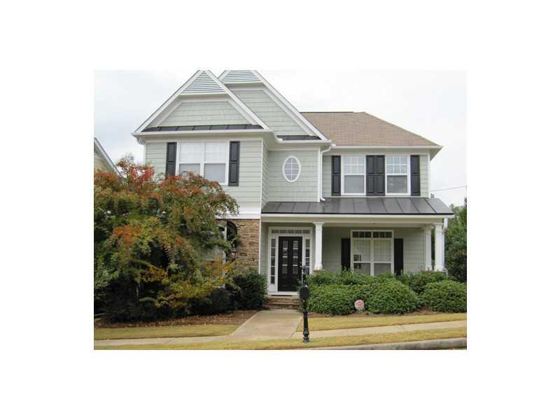 771 Scales Road Suwanee, GA 30024 - Photo 1 of 1 Exterior Front. Rocking chair front porch. Cement siding and stacked stone