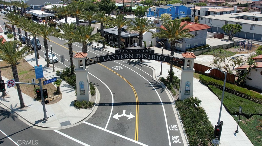26 Sunbridge Place Dana Point, CA 92629 - Photo 36 of 39 an aerial view of a house with garden space and street view