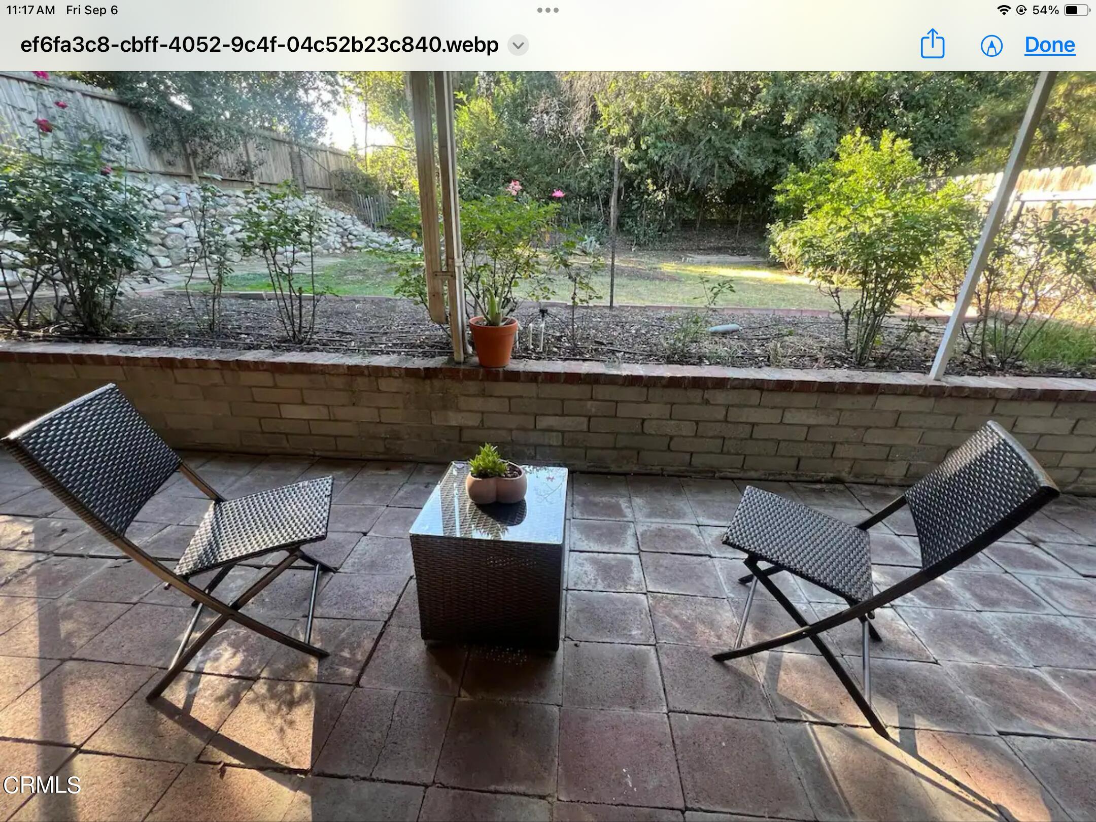 965 Jane Place Pasadena, CA 91105 - Photo 10 of 10 a view of outdoor sitting area with furniture and garden