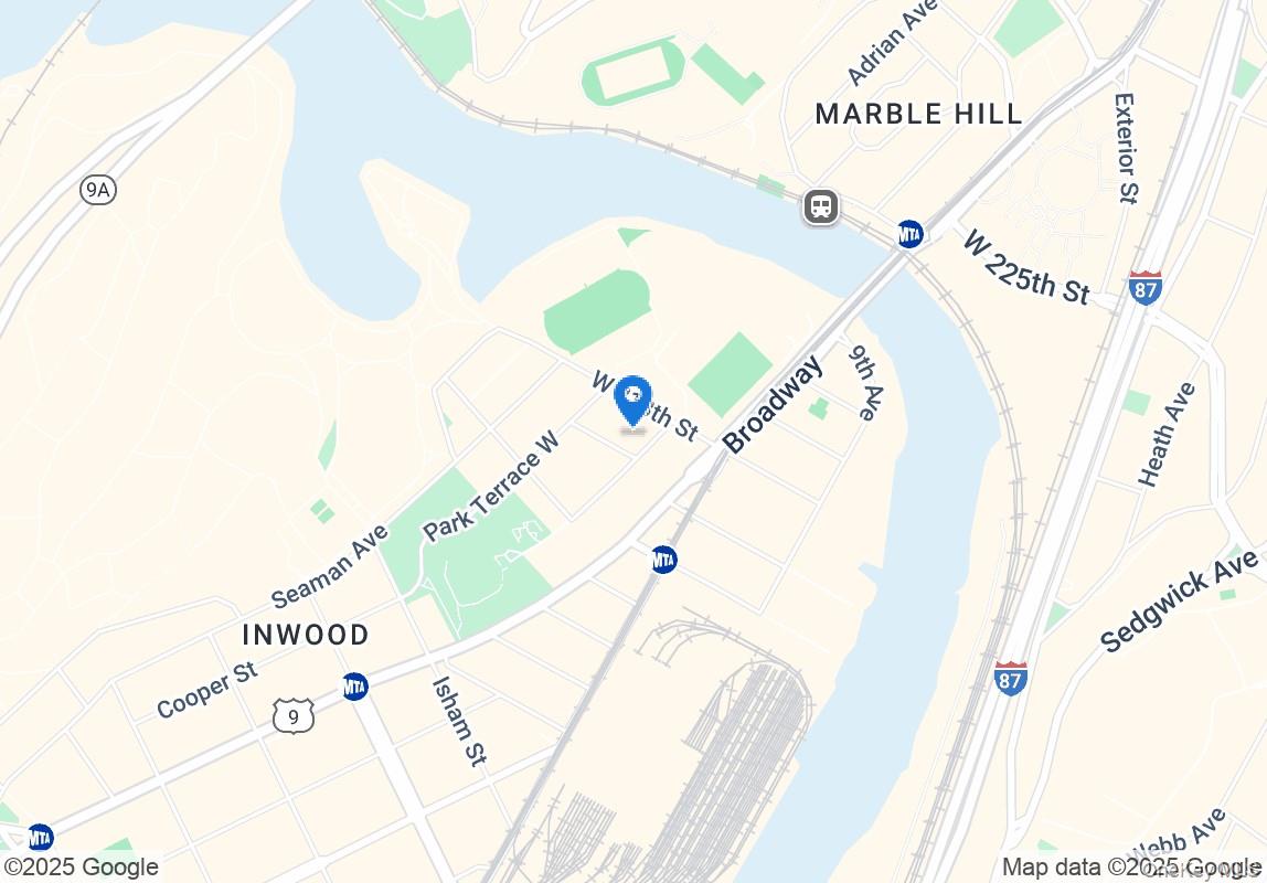 95 Park Terrace East, Unit 1D Manhattan, NY 10034 - Photo 18 of 20 Map of property location