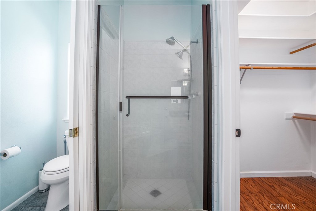 4620 Wendlis Road Forest Ranch, CA 95942 - Photo 30 of 50 a bathroom with a shower and a toilet