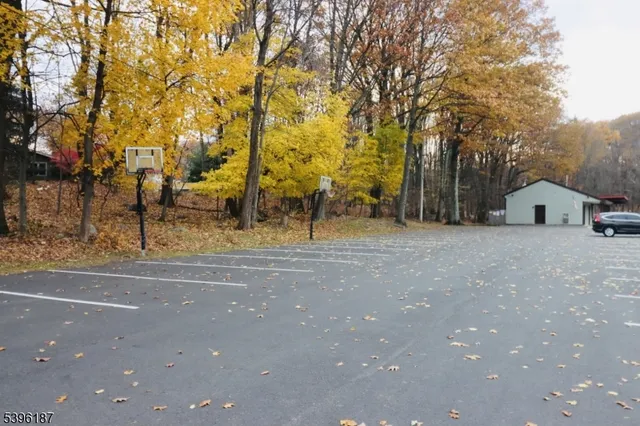 a view of outdoor space with seating