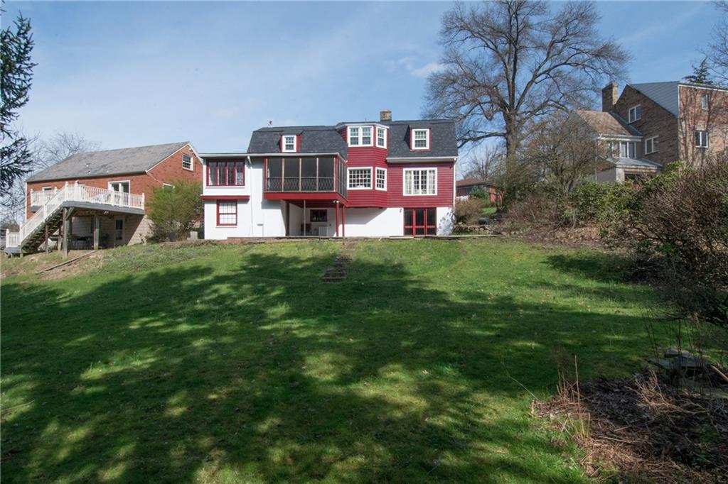 4917 Baptist Road Whitehall, PA 15227 - Photo 25 of 25 A view of the expansive back yard and the rear view of this beautiful home. Schedule an appointment to tour this fantastic home right away!