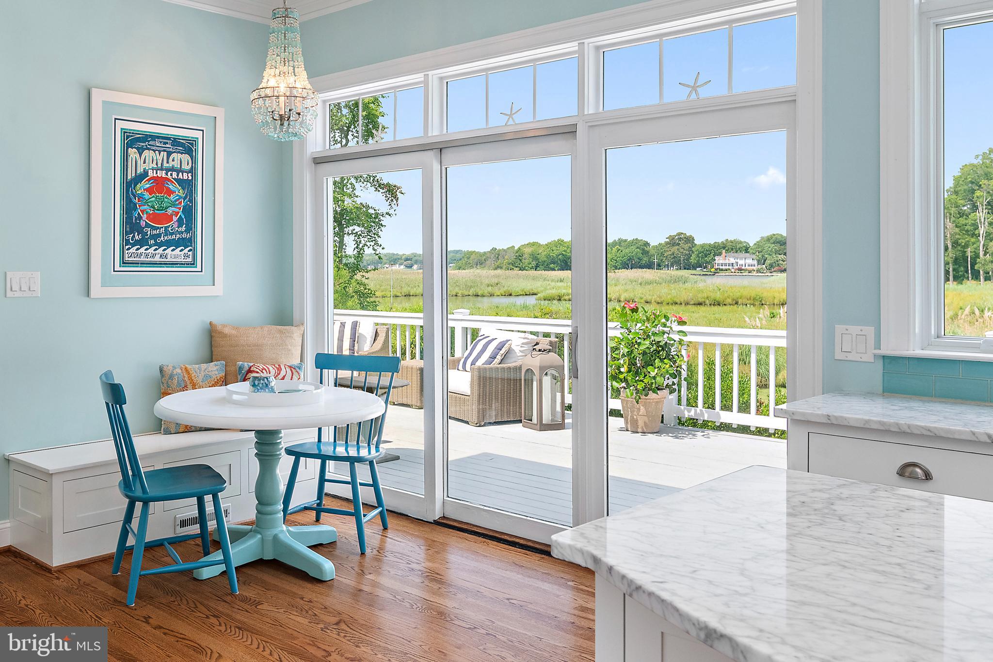 1307 Beachview Road Annapolis, MD 21403 - Photo 34 of 111 a living room with furniture and a large window