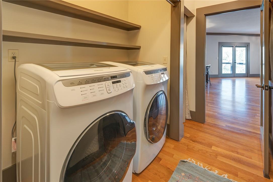 23 Ruffed Grouse Drive Weaverville, NC 28787 - Photo 17 of 48 a utility room with dryer and washer