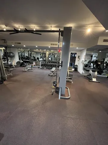 a building outdoor space with seating space